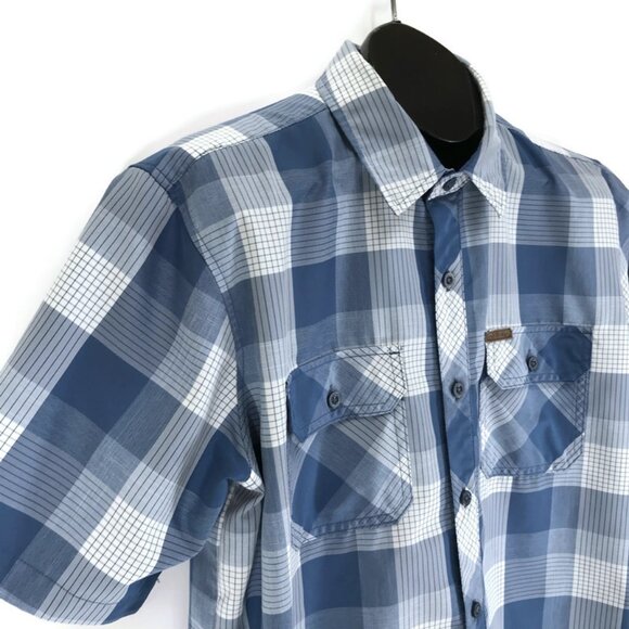 Orvis Short Sleeve Button Up Shirt Men's Large Plaid Casual Travel Outdoor - Picture 4 of 11